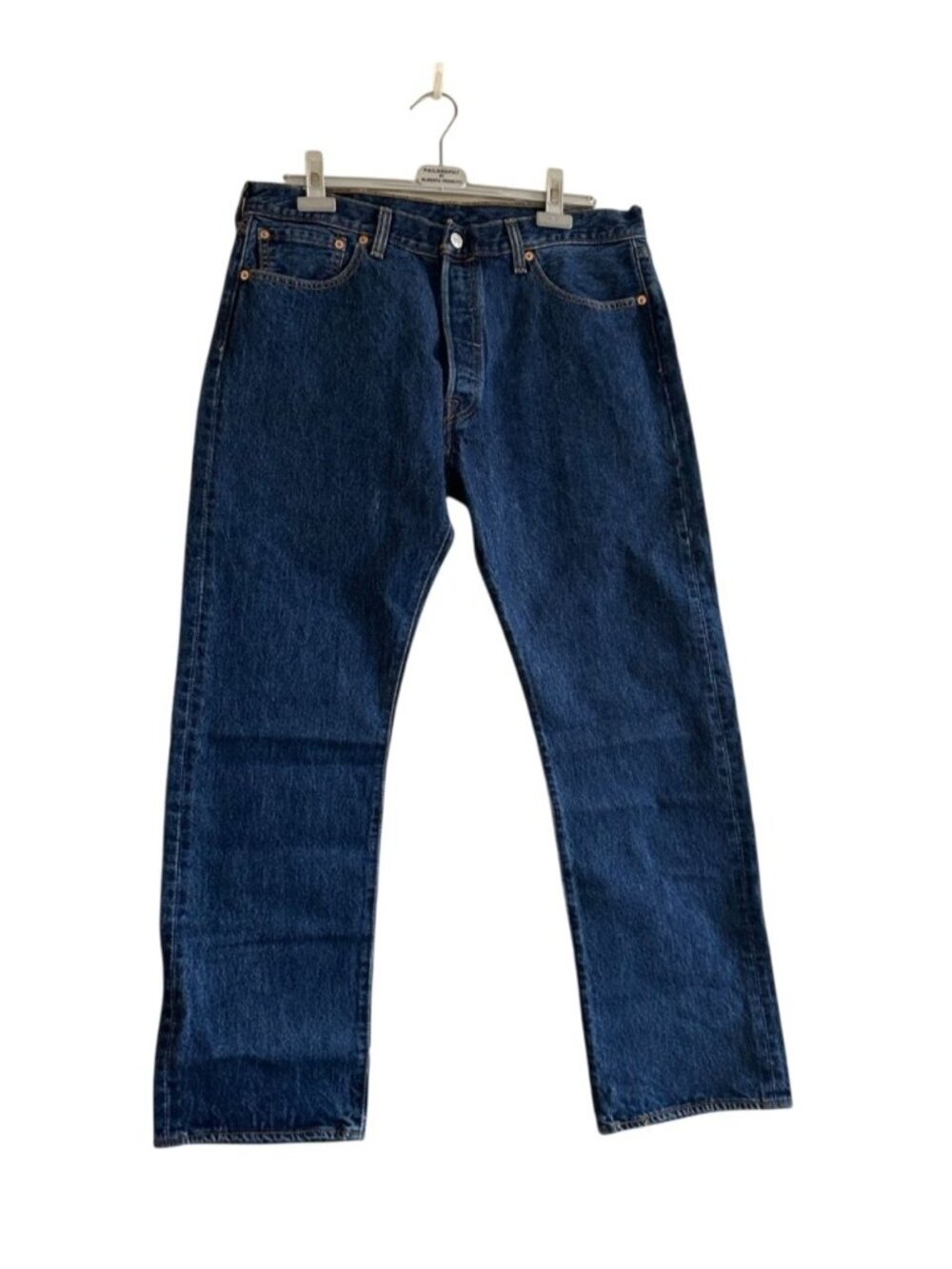 Levi’s 501 Original Fit Blue Button Fly Jeans W35 L30 New Unworn